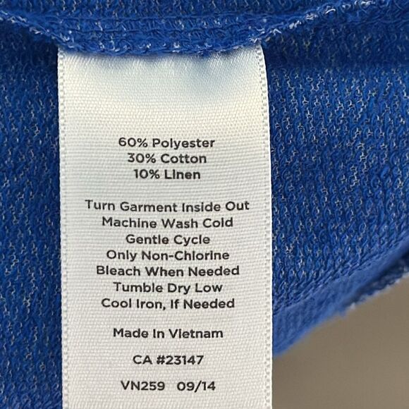 Talbots Cardigan Size Large French Terry Pockets NWT - Picture 10 of 10